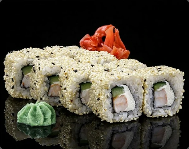 Эби калифорния с кунжутом (8 шт.)